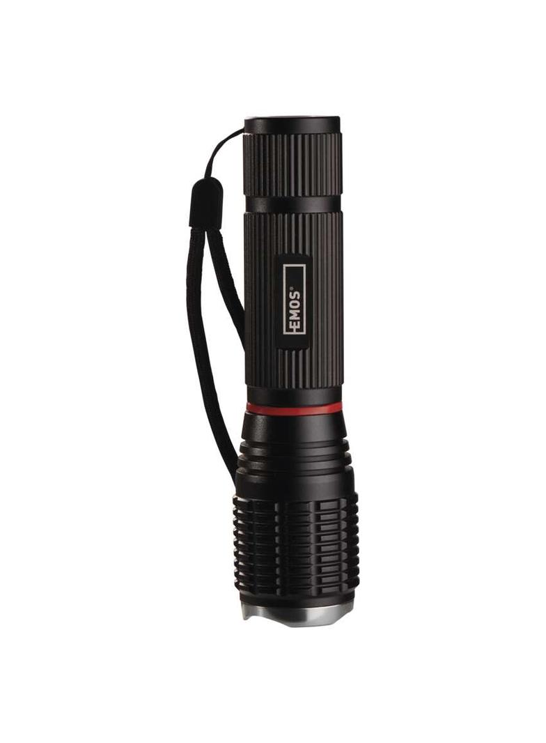 Latarka metalowa LED 5W + 3W COB 230 lm 3× AAA z zoomem P3111 EMOS