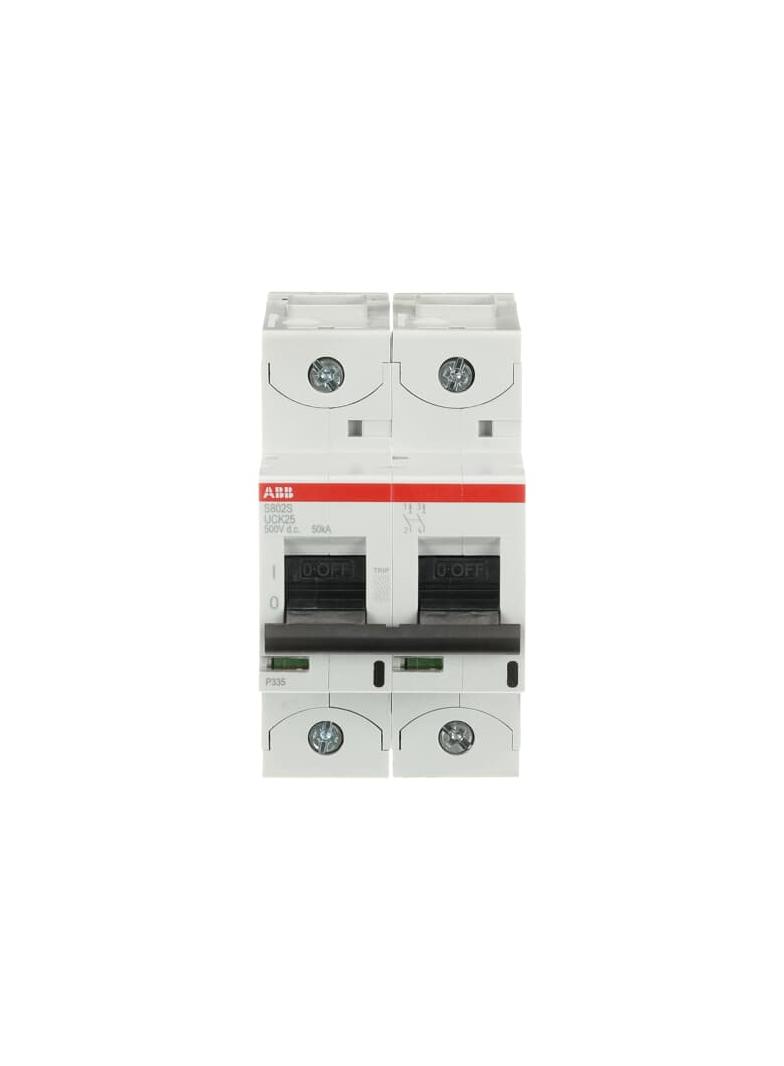 S802S-UCK25 Wyłącznik nadprądowy 50kA AC/DC 2P UCK25A 2CCS862001R1517 ABB