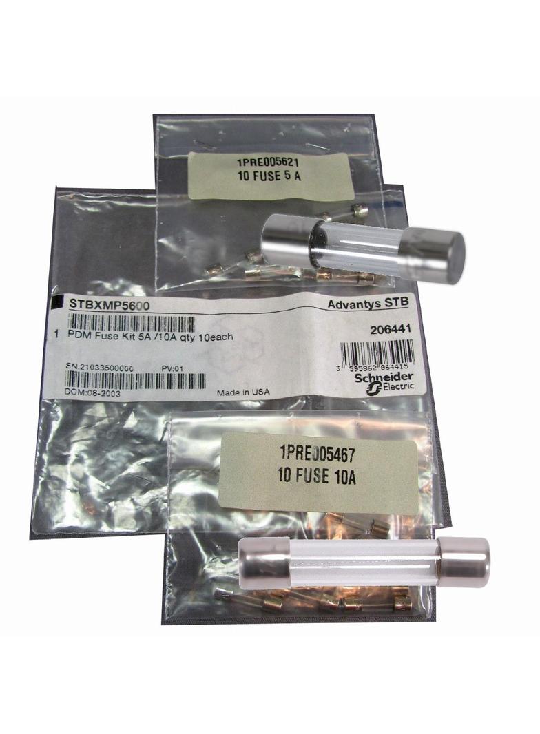 Zestaw bezpieczników 10