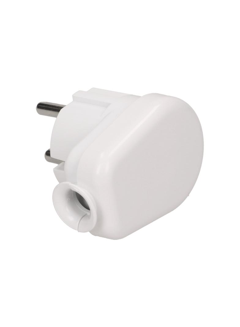 Wtyczka kątowa 2P 16A biały WT-16 K2/BIAŁY ORNO