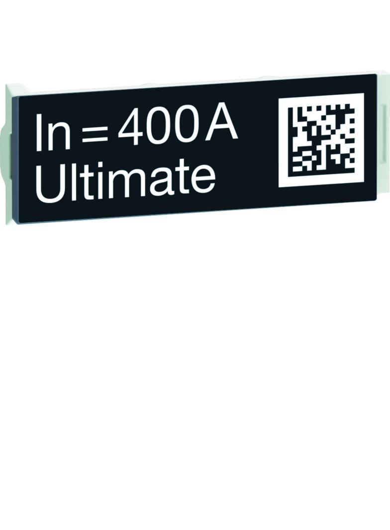 ACB HW2/4 Wtyczka z oznaczeniem znamionowym wyłącznika 400A Ultimate