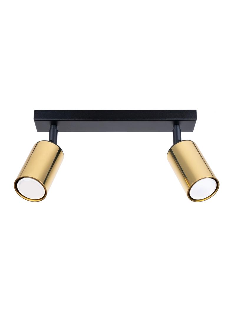 Plafon WINX 2 czarny/złoty