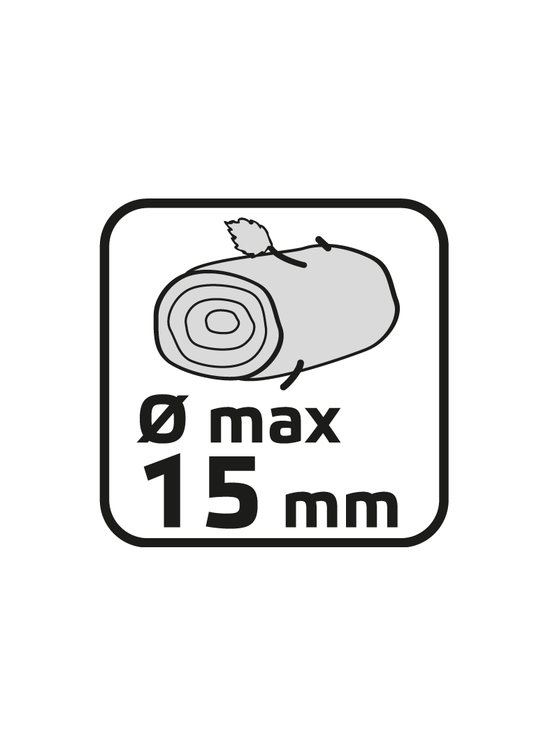Sekator ogrodowy uniwersalny 220mm śr,cięcia 15mm GTX 15G204 GTX Poland