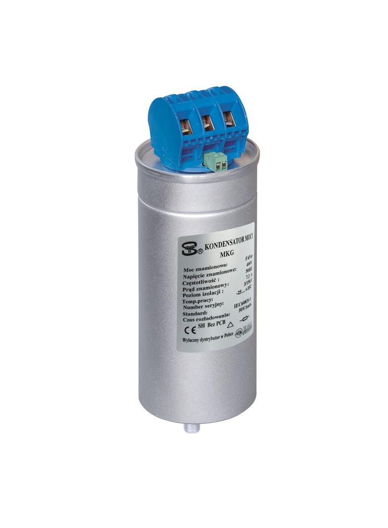 Kondensator gazowy MKG niskich napięć 30kVar 450V KG_MKG-30-450 ERKO