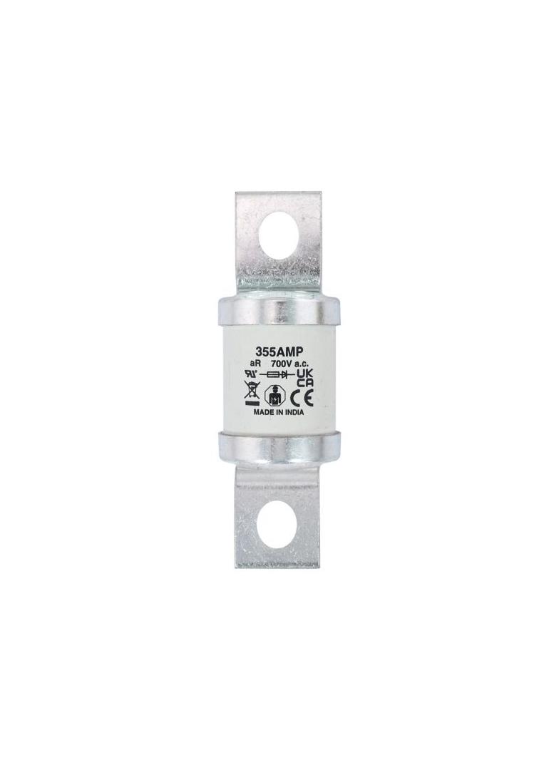 355AMP 690V AC BS88 HIGH SPEED FUSE Wkładka szybka 355A AC 690V DC 350V BS88 41x113 mm aR 355MT EATO