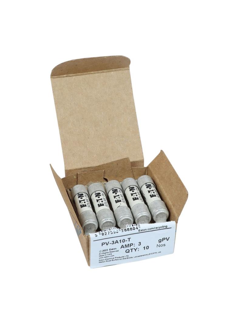 PV-3A10-T Wkładka PV cylindryczna 3A 1000V DC 10x38MM z etykietą PV-3A10-T EATON