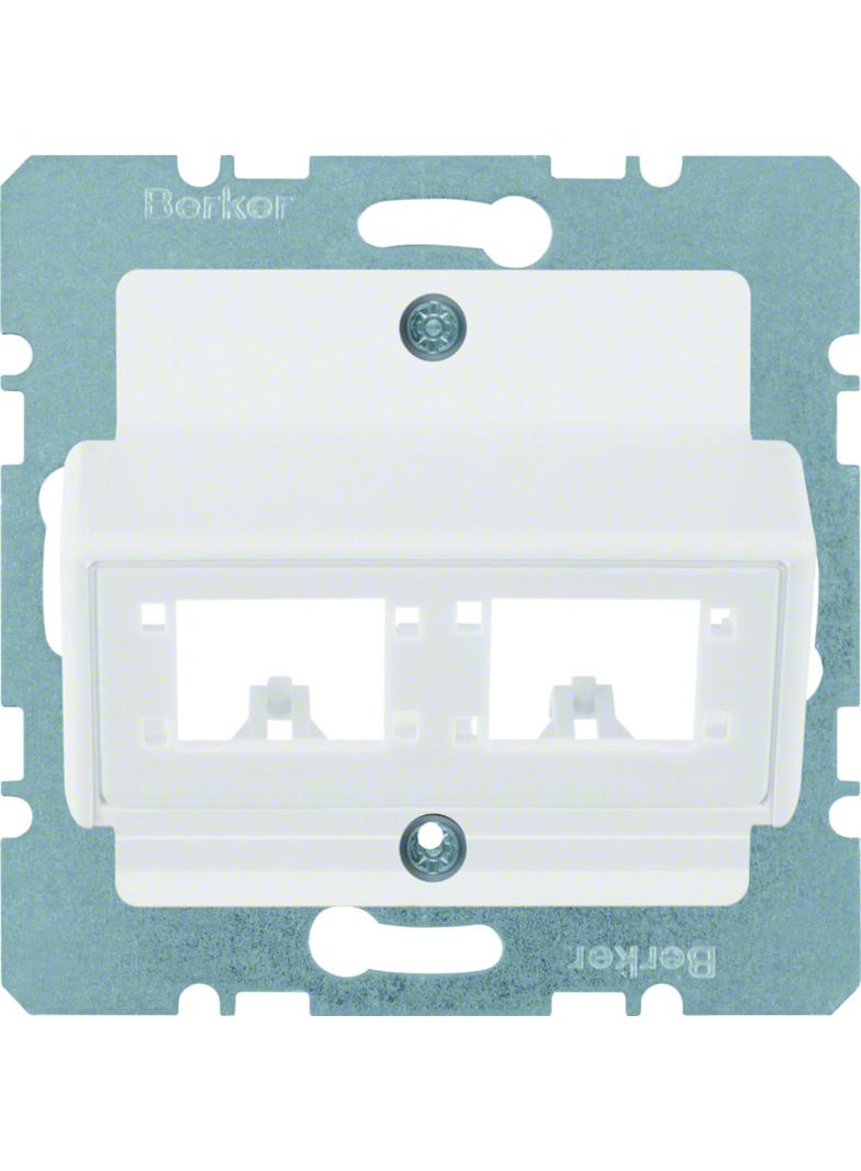 BERKER B.3/B.7 Płytka czołowa do 1 lub 2 modułów pojedyncza R&De-M biały 14721909 HAGER