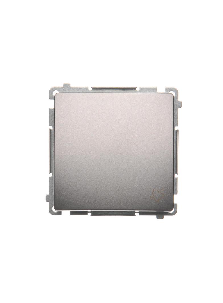 Simon Basic Przycisk dzwonek 16A z. śrub. stal inox