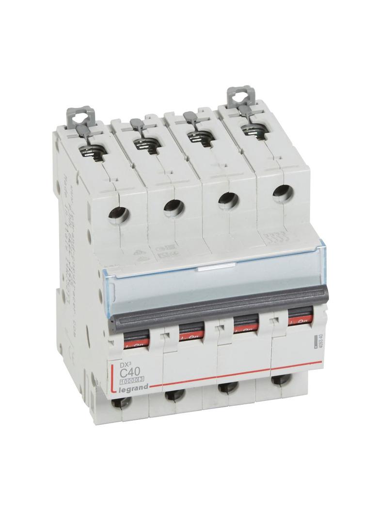WYŁĄCZNIK NADPRĄDOWY S 314 4P C 40A 10000A SERII DX3, Legrand