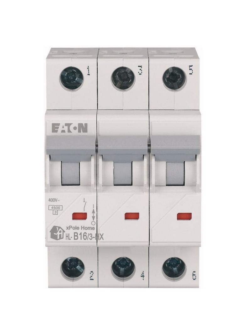 HN-B16/3 Wyłącznik nadprądowy 6kA B16A 3P 194881 EATON