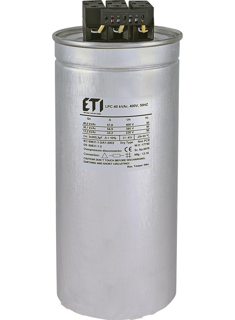 Kondensator LPC 40 kVAr, 400V, 50Hz 004656756 ETI