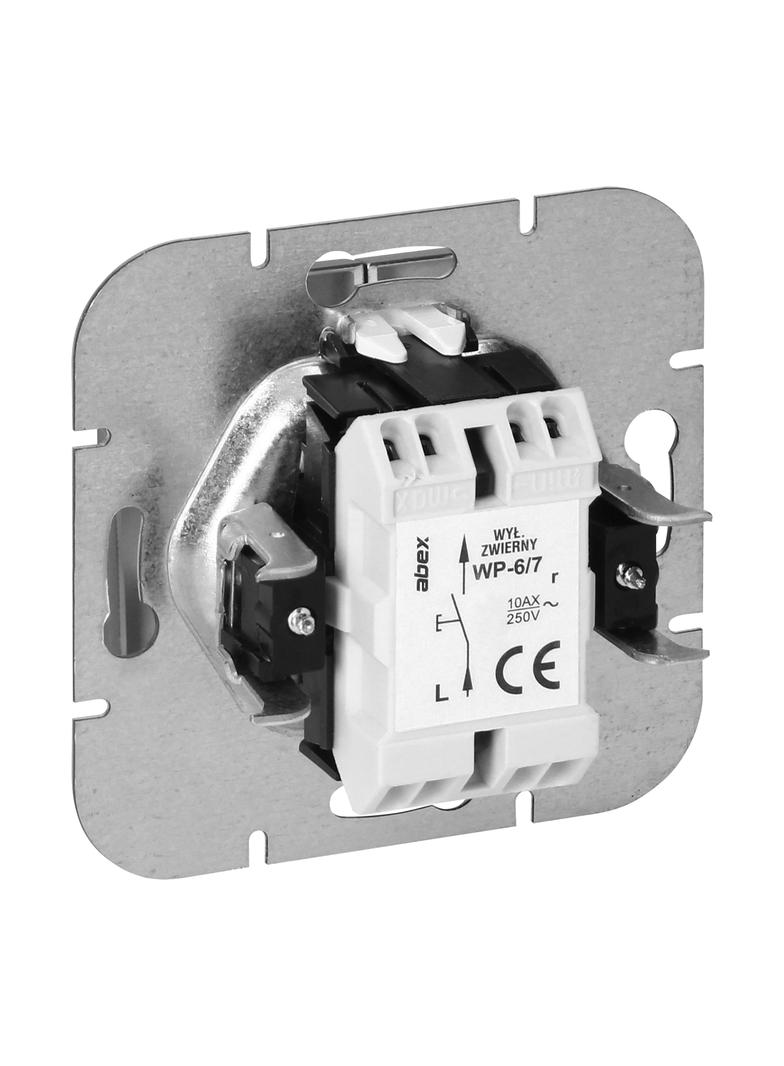 Przycisk dzwonek podtynkowy Pearl, 10A, 250V, WP-6/7P, antracyt OR-OE-7704/A ORNO