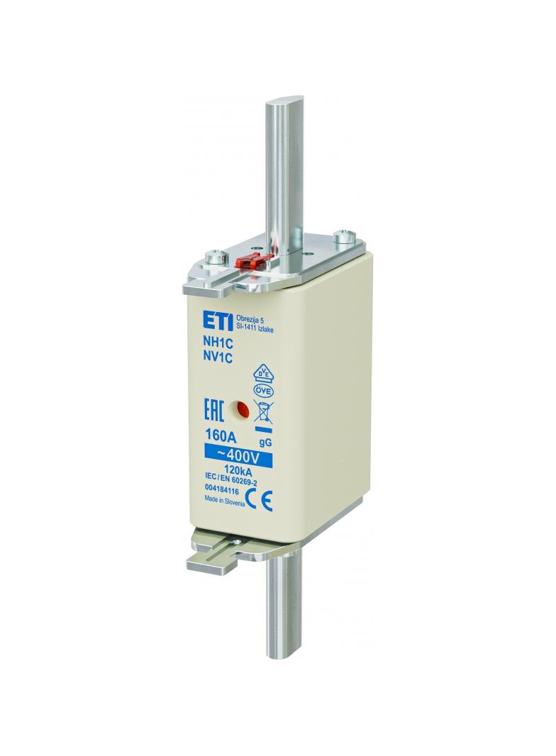 Wkładka topikowa NH zwłoczna KOMBI NH1C gG 160A 400V 004184116 ETI