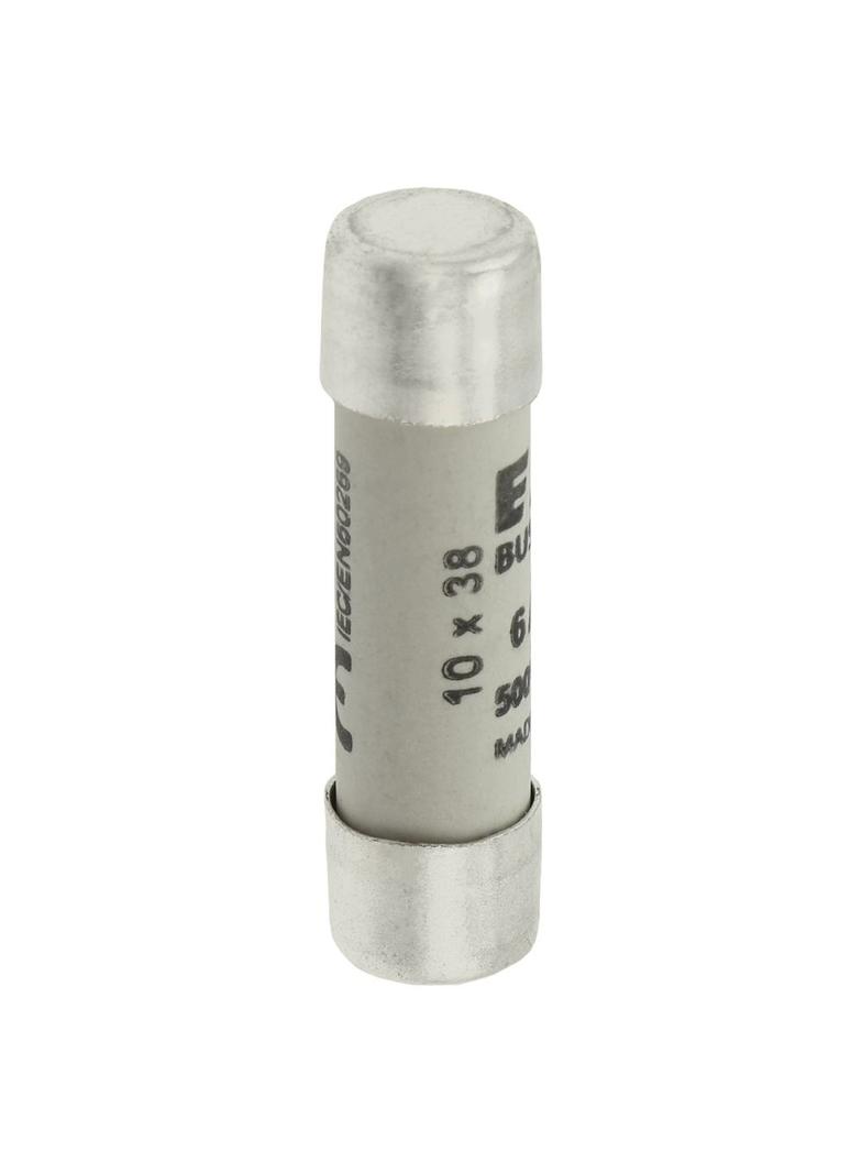 CYLINDRICAL FUSE 10 x 38 6A GG 500V AC Wkładka cylindryczna 10 x 38mm 6A GG 500V AC C10G6 EATON