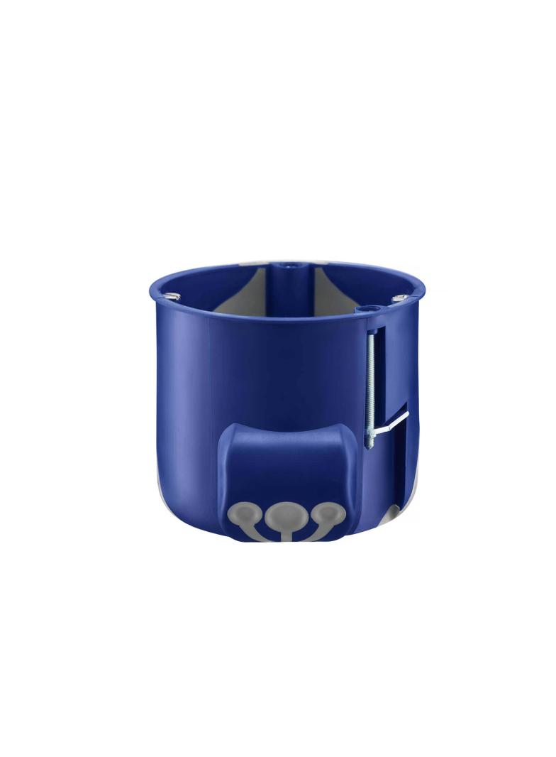 E5100 Puszka do IT, wiatroszczelna z membraną śr. 68  gł. 60mm - kolor niebieski