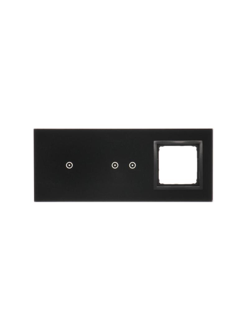 Simon 54 Touch Panel dotykowy S54 Touch 3 moduły 1 pole dotykowe + 2 pola dotykowe poziome + 1 otwór na osprzęt S54 zastygła lawa DSTR3120/73 KONTAKT