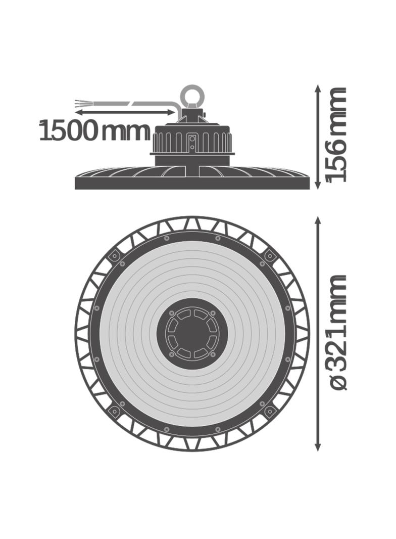 HB P 190W 840 70DEG IP65 LEDVANCE