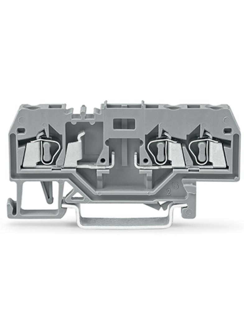 Złączka szynowa 3‑przewodowa 2,5mm2 szara 280‑610 /100szt./ WAGO