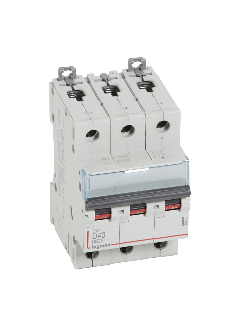 Wyłącznik Nadprądowy S 303 3P D40A 6kA DX3 408093 LEGRAND