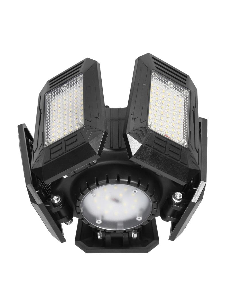 RIGEL LED, lampa warsztatowa składana 5-skrzydłowa, E27, 55W, 6500K, 4950lm WL-10 ORNO