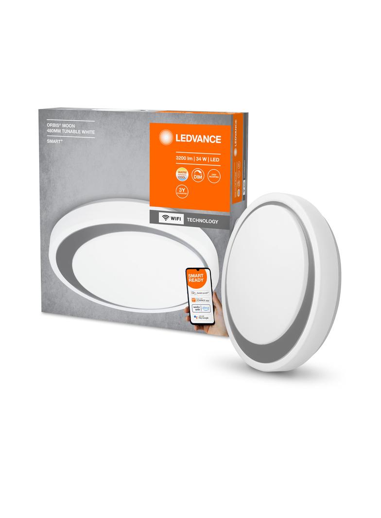 Oprawa SMART+ Orbis Ceiling Moon WIFI TW 480mm white/Grey