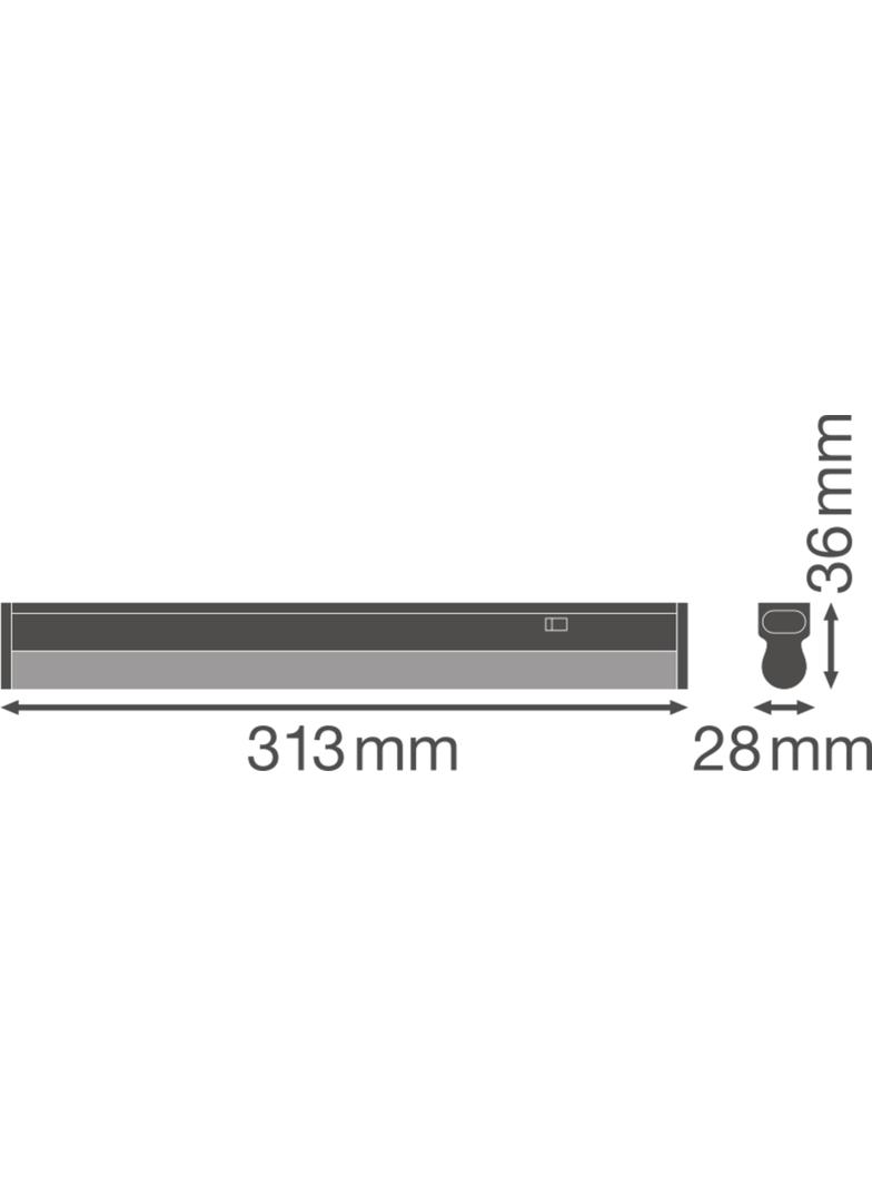 Oprawa liniowa LINEAR COMPACT SWITCH 300 4W 3000K