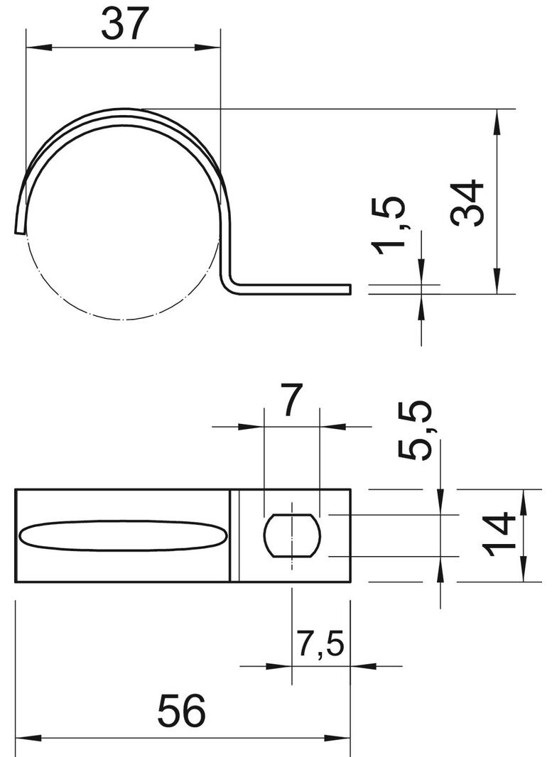 604, OBEJMY MOCUJĄCE 37MM OC