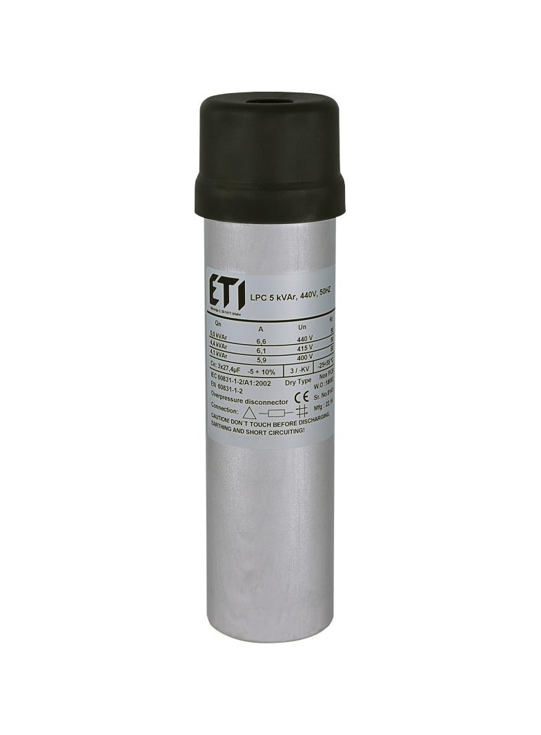 KONDENSATOR LPC 5 kVAr, 440V, 50HZ 4656713 ETI