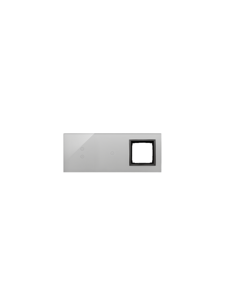 Simon 54 Touch Panel dotykowy S54 Touch 3 moduły 2 pola dotykowe pionowe + 1 pola dotykowe + 1 otwór na osprzęt S54 burzowa chmura DSTR3310/72 KONTAKT