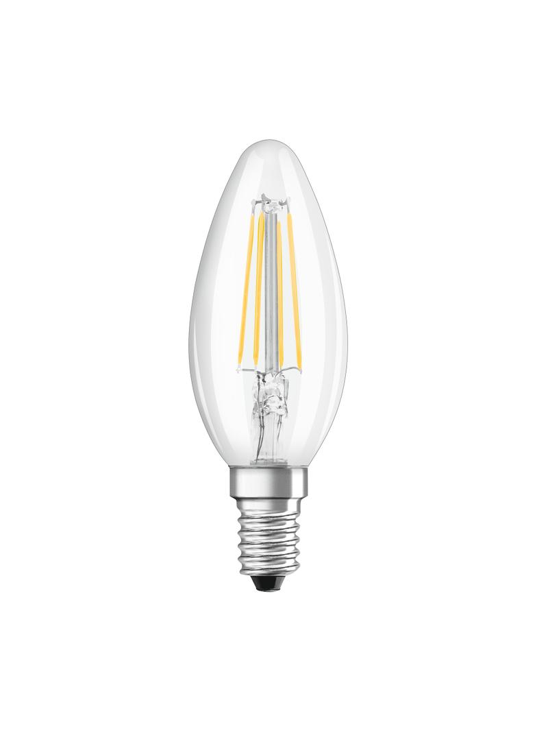 Żarówka LED x2 B35 Świeczka E14 4W = 40W 470lm 4000K Neutralna 300° Retrofit Filament CLASSIC Osram