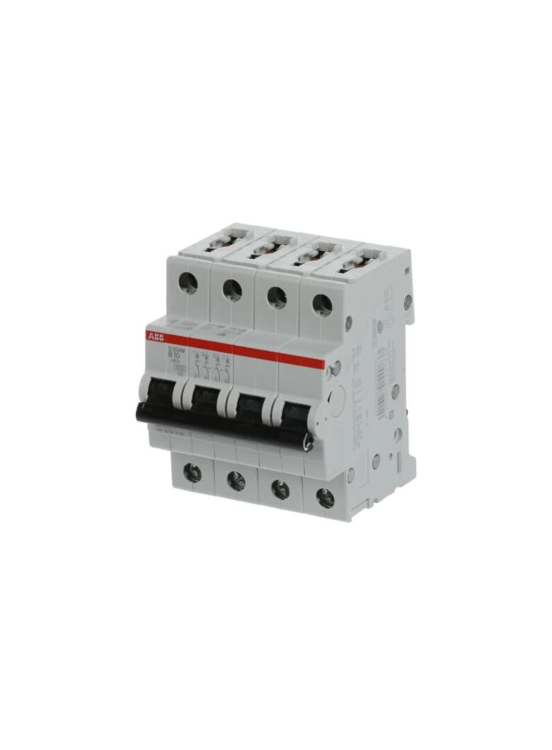 S204M-B10 Wyłącznik nadprądowy 10kA 4P B10A 2CDS274001R0105 ABB