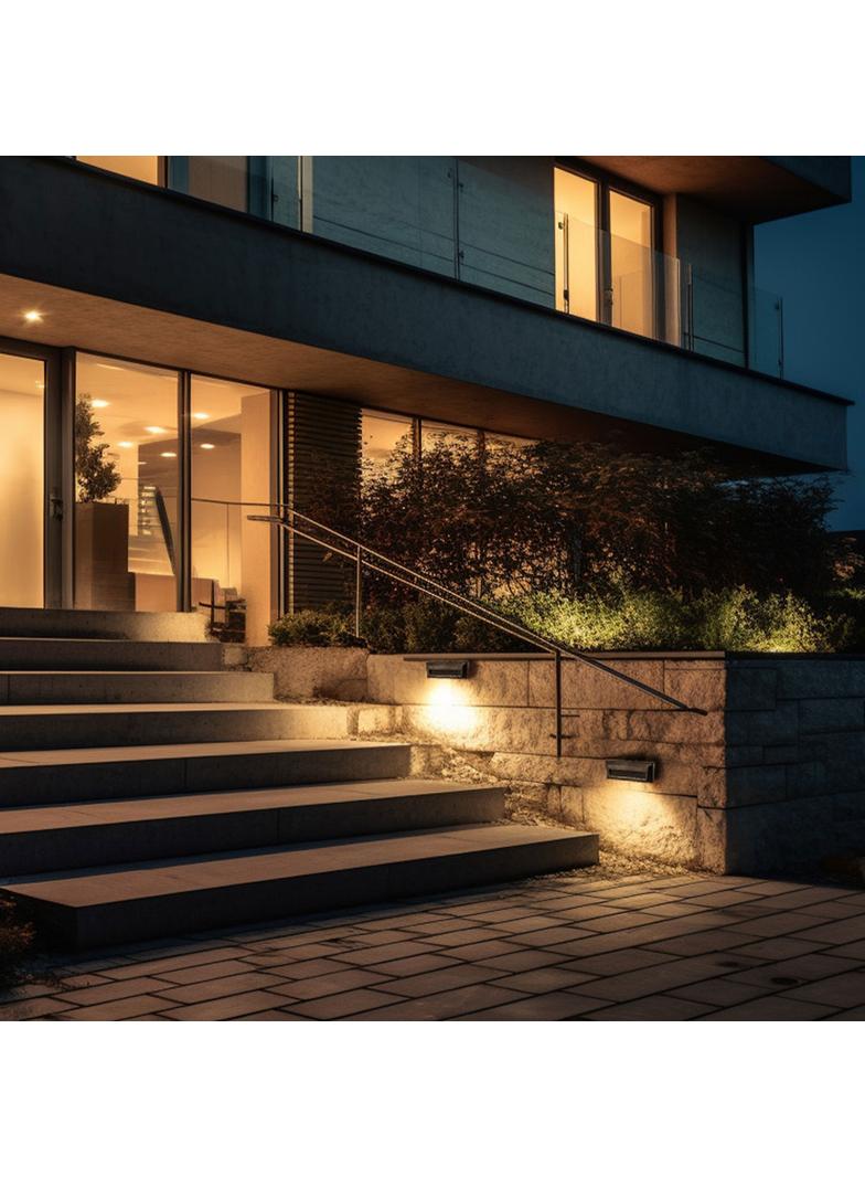 ENCANTA ASYMMETRIC 6W CCT 230V IP54 230x80x30MM CZARNY NATYNKOWA ELEWACYJNA