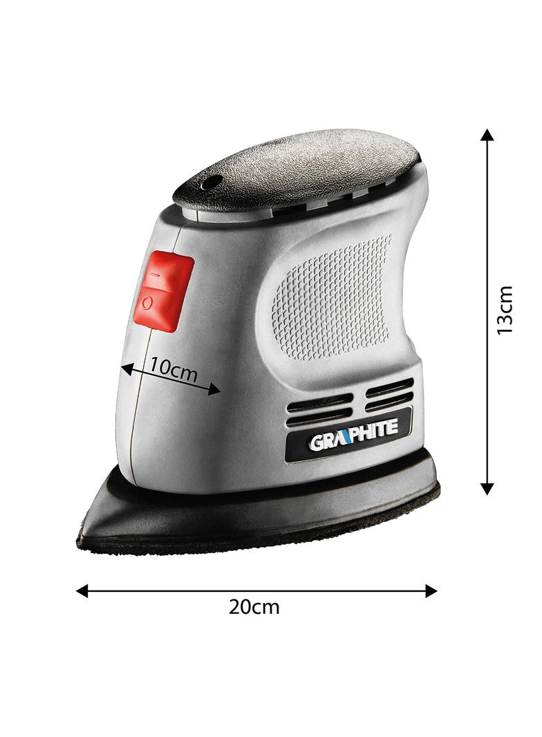 Szlifierka oscylacyjna delta 105W, stopa 140 x 140 x 97 mm