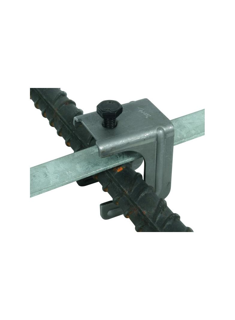 Zacisk dla prętów 20-32 mm, do drutu 6-10 mm lub płask. 40x4-5 mm, stal