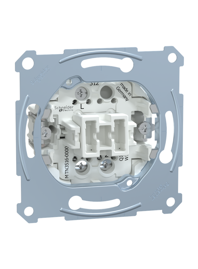 Merten, mechanizm łącznika schodowego, zacisk śrubowy