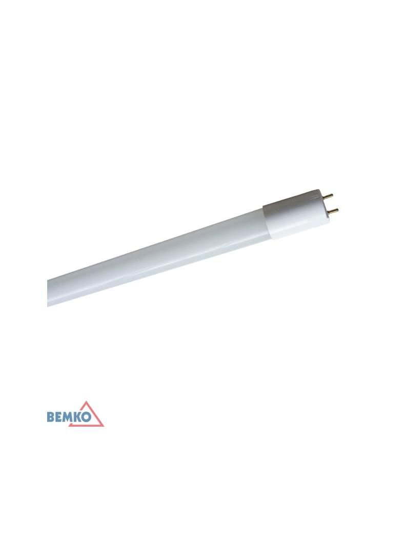 TUBA LED 230V T8 600MM 9W 840LM 3000K WW SZKŁO MLECZNA (KARTON 25SZT.)