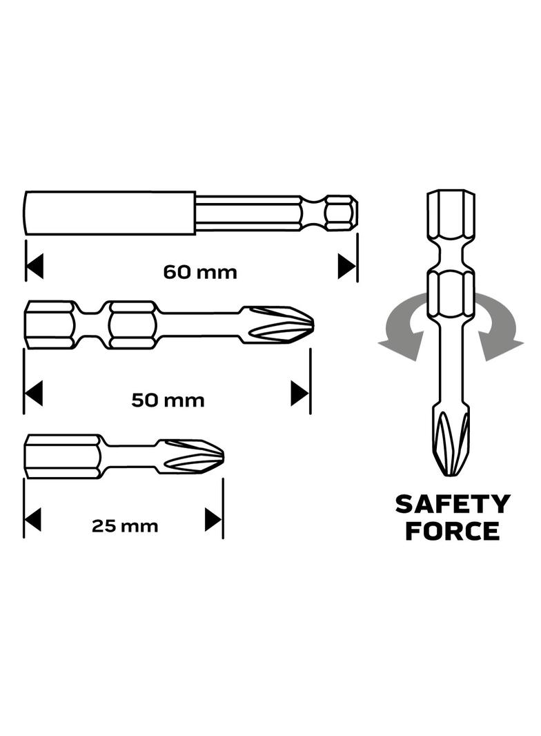 Zestaw bitów, 23 szt.