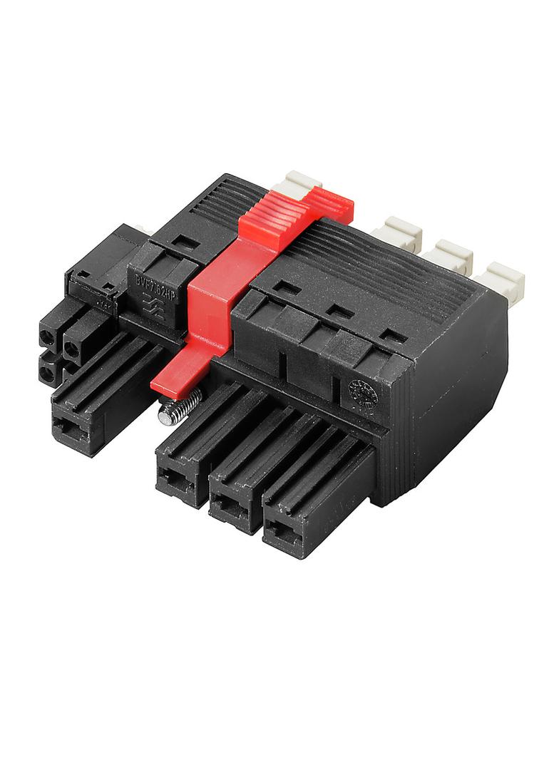 BVFL 7.62HP/04/180MSF4 BCF/04R SN BK BX Złącze kablowe do płytek drukowanych 15476000 1547600000 WEIDMÜLLER