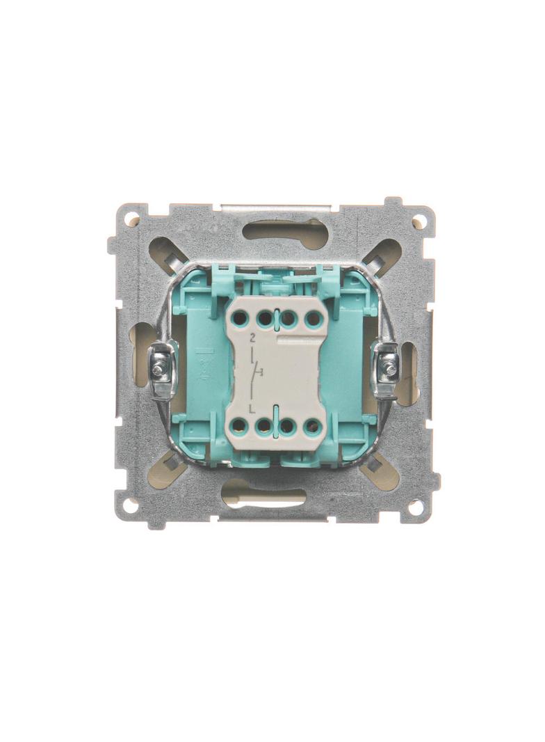 Simon Basic Przycisk pojedynczy zwierny bez piktogramu 10A szybkozłączka beż