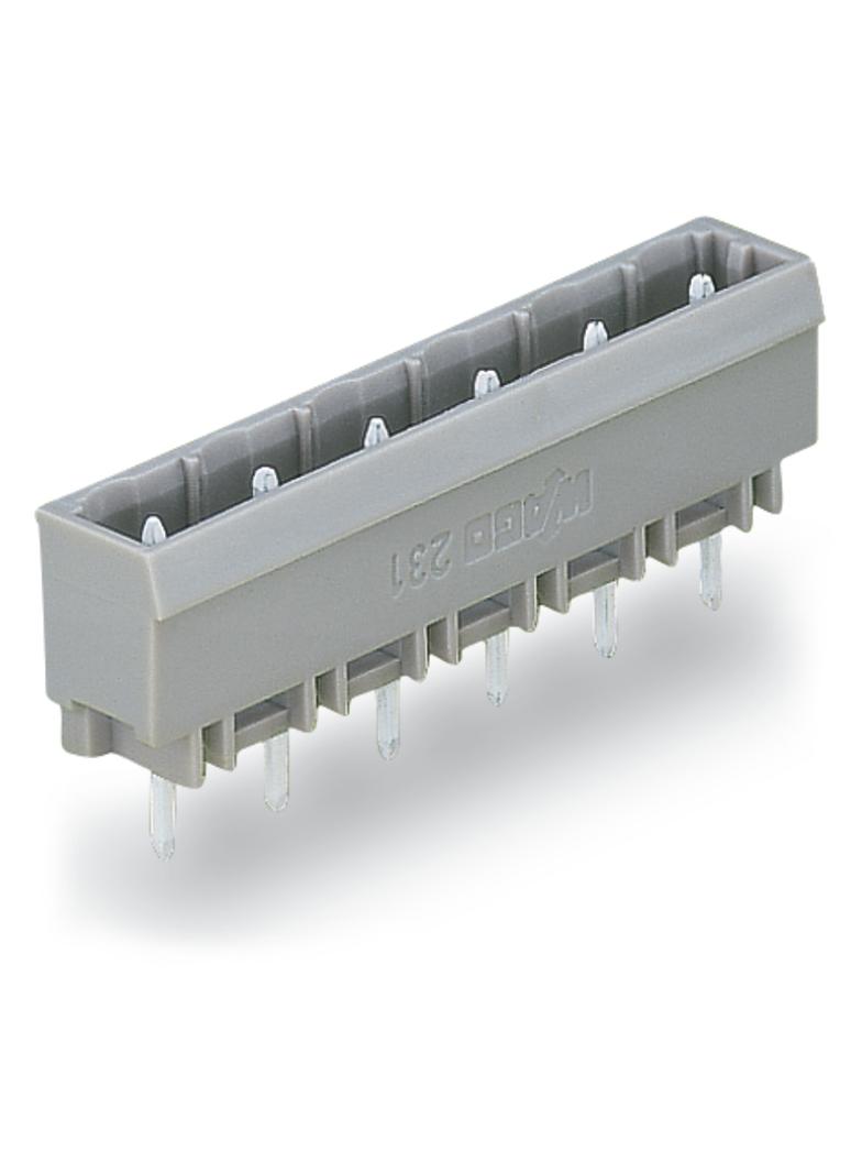 MCS-MIDI Classic wtyk 3-bieg. szary raster 7,5 mm /200szt./ WAGO