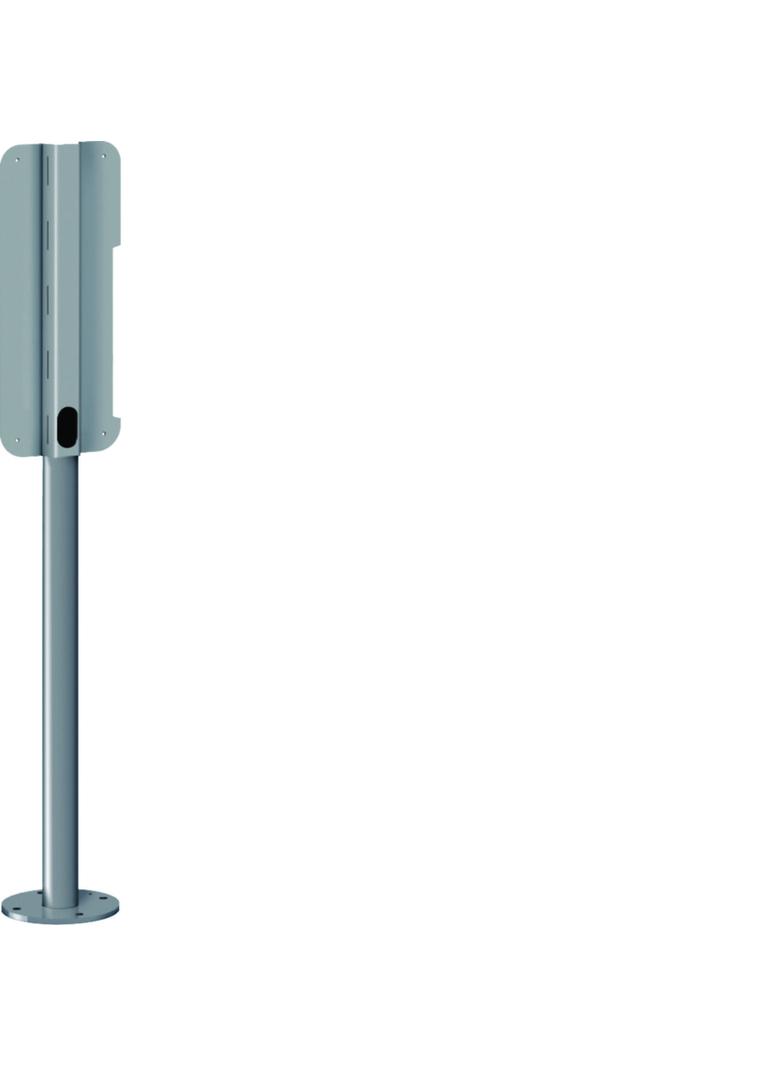 EVCS Stojak okrągły dla jednej stacji ładowania