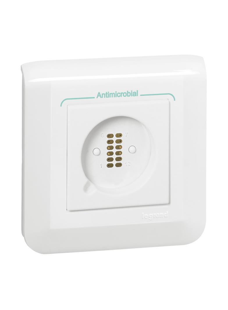 Gniazdo pilota wezwania 6 funkcyjnego antybakteryjne, Legrand