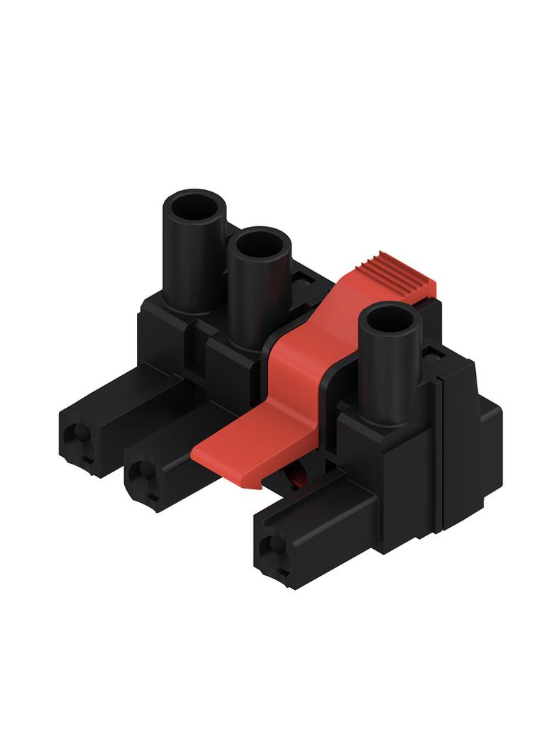 BLZ 7.62IT/03/180MF2 SN BK BX Wtyk PCB (złącze wiązki), 7.62 mm, Liczba biegunów: 3, Przyłącze z jarzmem /50szt./ 1173500000 WEIDMÜLLER