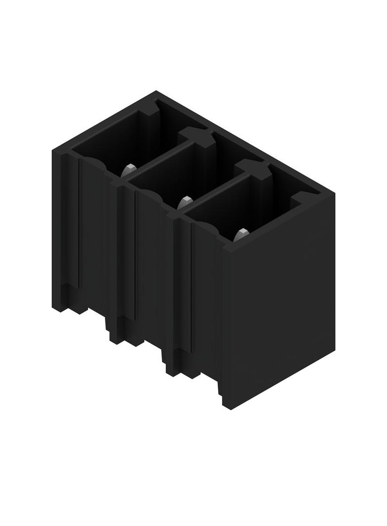 SC-SMT 3.81/03/180G 1.5SN BK BX Wtyki PCB (złącza płyty), 3.81 mm, Liczba biegunów: 3, kąt odejścia: 180° /50szt./ 1863730000 WEIDMÜLLER