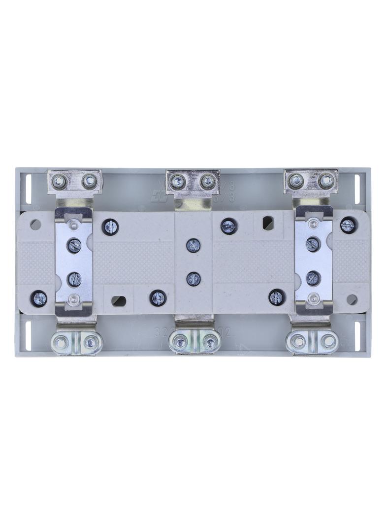SICHERUNGSUNTERTEIL D2 E27 3POL DIN HUT Podstawa bezpiecznikowa DII E27 3P szyna DIN TFRD33 EATON