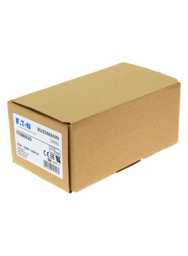 315A 1000V 3TN/110 aR INDICATOR FUSE Wkładka szybka 315A AC 1000V DIN 3 74x90x139 mm aR, 170M8629 EA