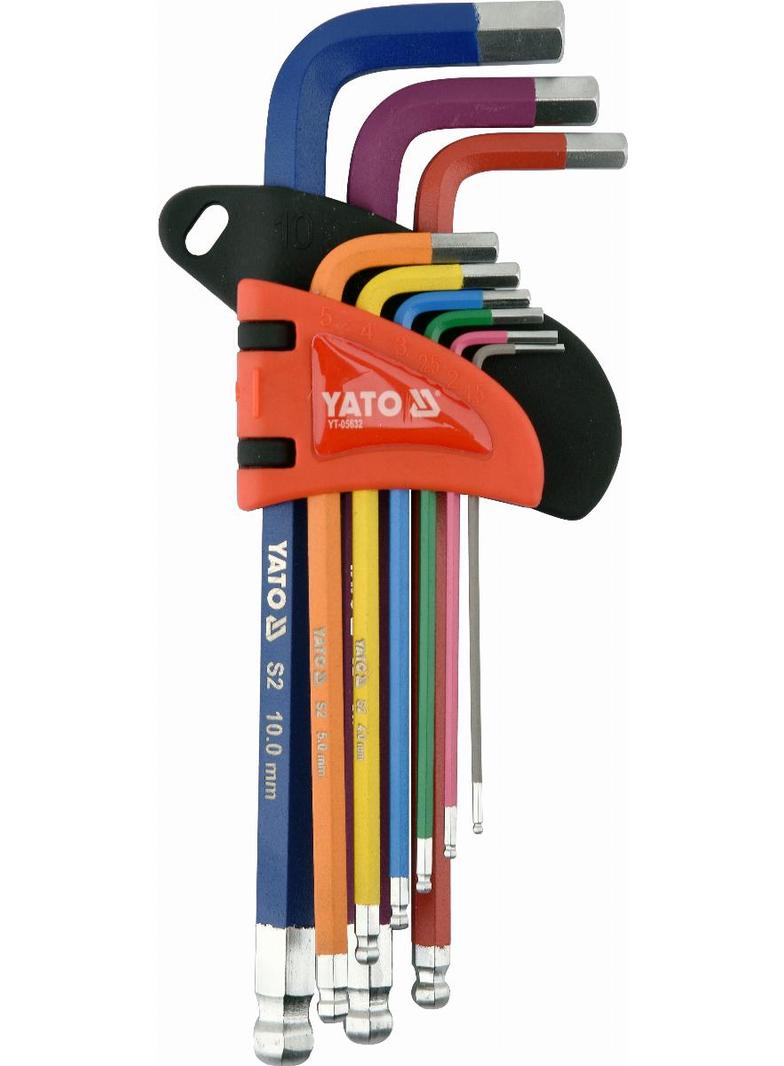 ZESTAW KLUCZY IMBUSO, KULA 1,5-10MM,9SZT