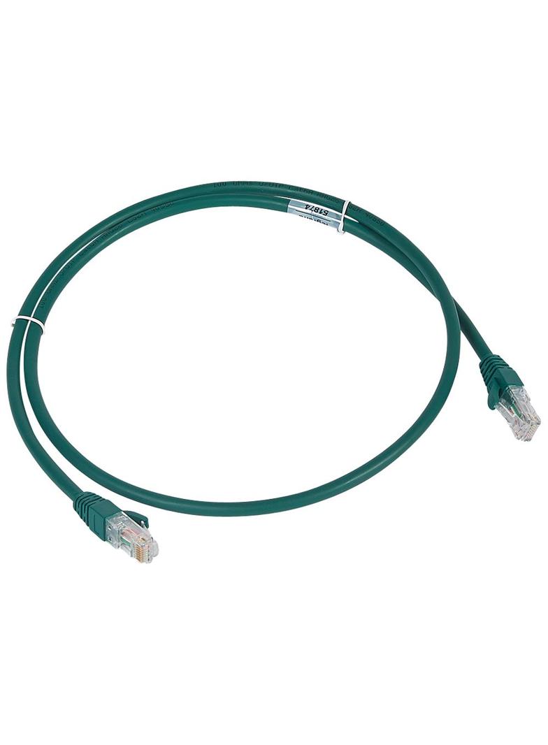 LCS KABEL KROSOWY KAT. 6A U/UTP 1M LS0H ZIELONY, Legrand