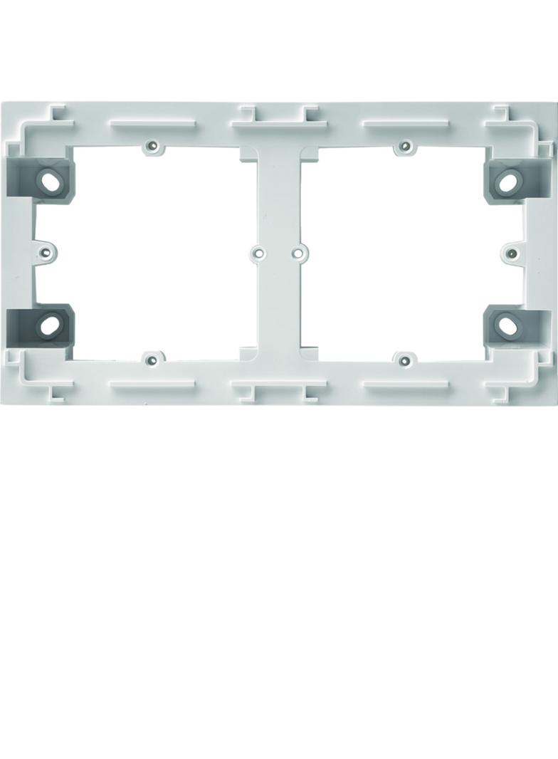 lumina intense Adapter natynkowy podwójny biały WL5820 HAGER