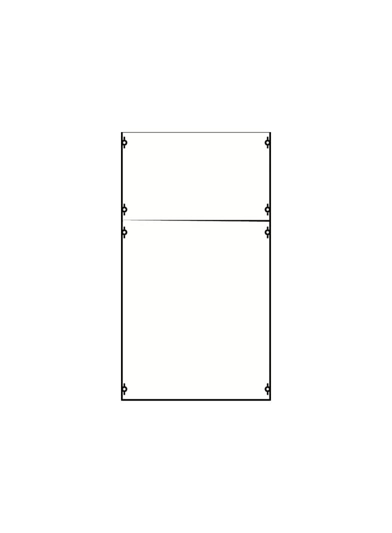 2B2A Pole rozdzielcze 2 kol.szer.